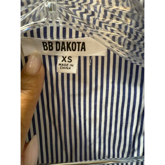 BB Dakota XS Striped Button-Up Shirt - Picture 10 of 10
